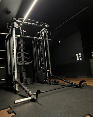Power Rack Multifunzione Smith 3 blocchi x120kg