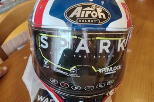 Casco Integrale Airoh park Shogun Blu Rosso 