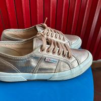 Scarpe Superga 2750 cotu dorate donna 39 oro rosa