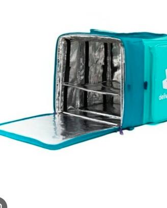 Zaino termico nuovo per trasporto alimentare