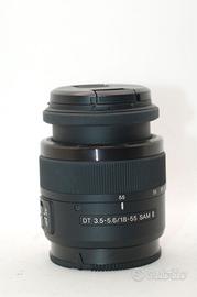 Obiettivo zoom Sony 18-55mm SAM II dt f3.5 5.6