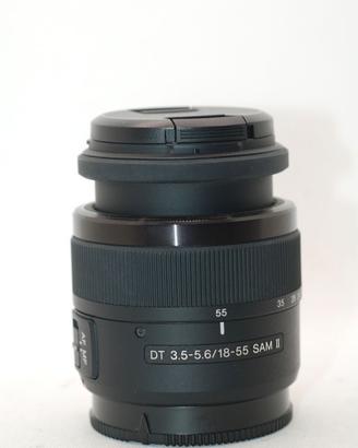 Obiettivo zoom Sony 18-55mm SAM II dt f3.5 5.6