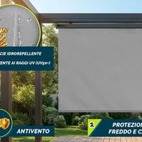Tenda da sole verticale impermeabile.