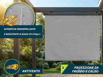 Tenda da sole verticale impermeabile.