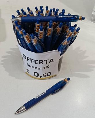 Penne BIC 0,50 Reaction a scatto punta da 1.0 blu