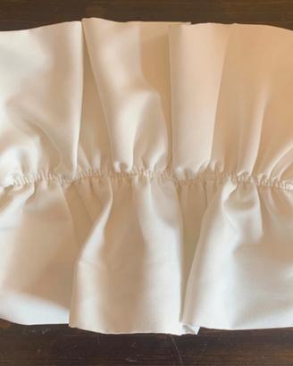 Top a fascia bianco Zara