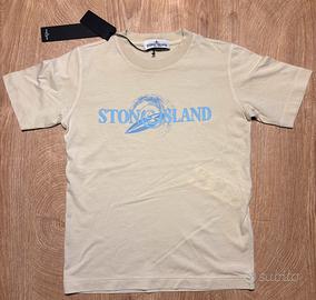 T-shirt Stone Island beige taglia 8A