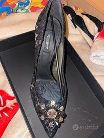 Décolleté nero dolce e gabbana