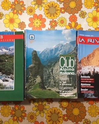 La rivista del club alpino italiano anni 1992/2005