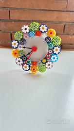 Candeliere decorativo in vetro soffiato stile Mura