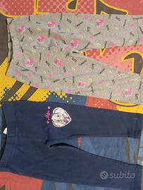 Lotto bambina pantaloni sportivi e leggins 1-3 ann