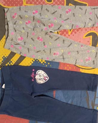 Lotto bambina pantaloni sportivi e leggins 1-3 ann