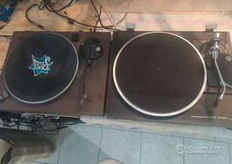 2 giradischi pioneer  pl514 rotel + extra  			