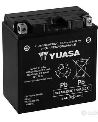 Batteria moto Yuasa YTX20CH-BS