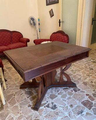 Tavolo Rettangolare in Legno Massiccio – Base Lavo
