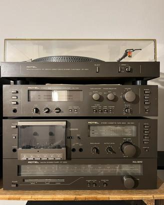 impianto hifi rotel completo