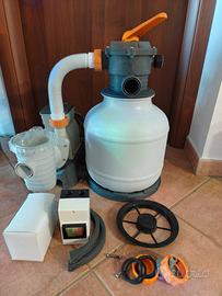 Pompa filtro sabbia per piscine 