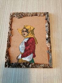 quadretto in sughero 