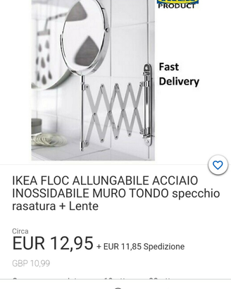 Specchio rotondo da muro Ikea