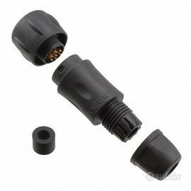 CONN PLUG MALE 7P GOLD SLDR CUP