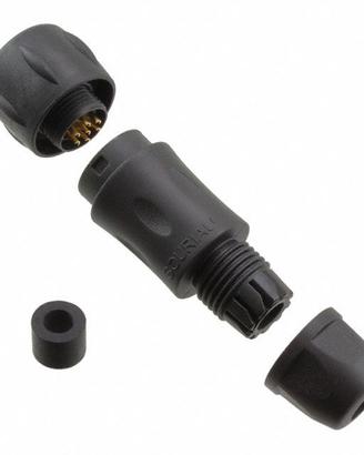 CONN PLUG MALE 7P GOLD SLDR CUP