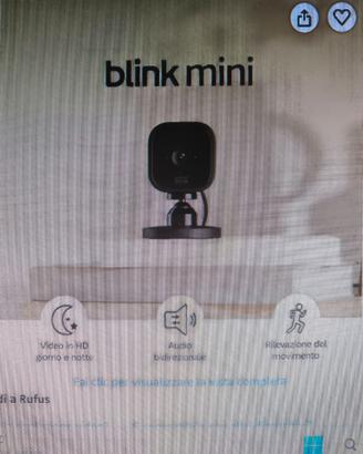2 x Blink Mini - Videocamera di sicurezza intellig