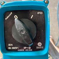 Presa ind Palazzoli 380v 32a ip55 cod 472446