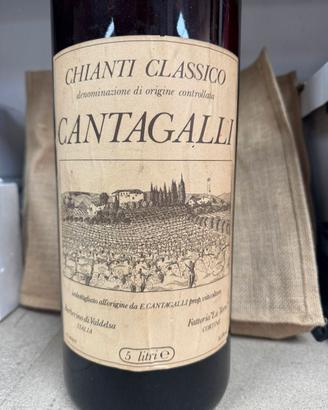 VINO CHIANTI 5LT. BOTTIGLIA COLLEZIONE