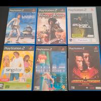 Lotto 6 Videogiochi Originali PlayStation 2 (PS2) 