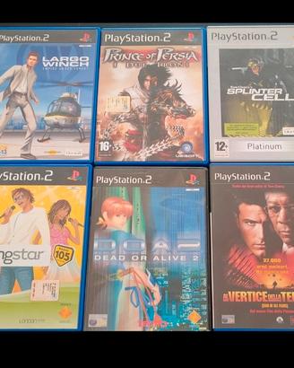 Lotto 6 Videogiochi Originali PlayStation 2 (PS2) 