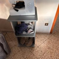 Porta tv e scaffale cucina salvaspazio