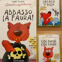 3 albi per bambini LupoRosso