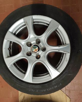 Coppia di cerchi gommati Michelin