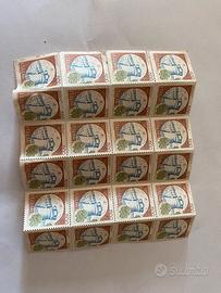 Francobolli castello di rovereto 500 lire