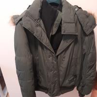 Giubbotto Schott uomo invernale verde militare