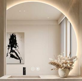 SPECCHIO RETROILLUMINATO 80x80