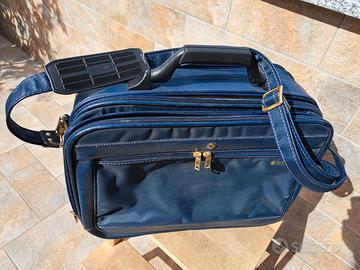 Valigetta 48H originale Samsonite blu–come nuova!