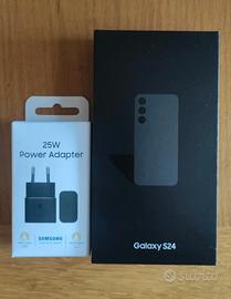 SAMSUNG GALAXY S24  256GB DUAL SIM BLACK  NUOVO