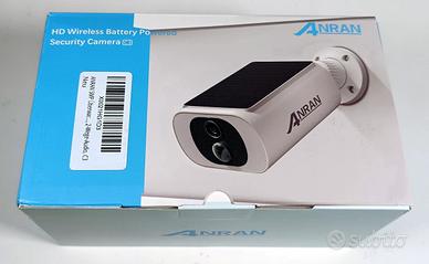 Telecamera Esterna 5MP WiFi Pannello Solare ANRAN
