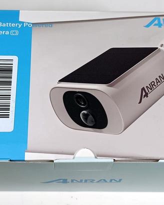 Telecamera Esterna 5MP WiFi Pannello Solare ANRAN