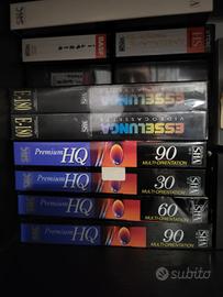 cassette vhs da 90 60 120 160 di vario tipo