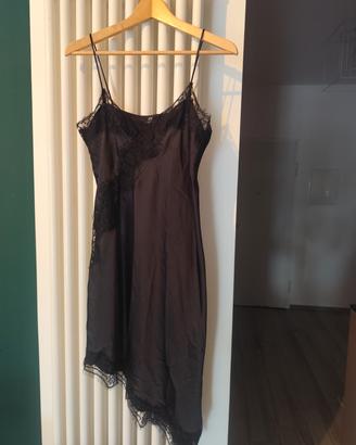 vestito sottoveste nero