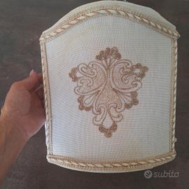 2 paralumi per applique stile classico/barocco