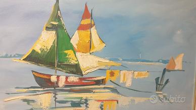 Olio su tela 70x50 autore Luciano Gasper