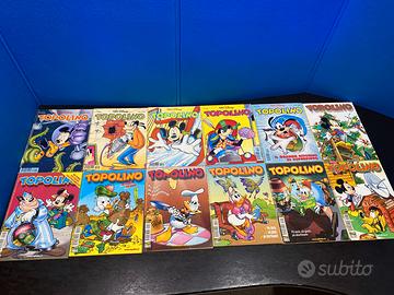 WALT DISNEY TOPOLINO 12 volumi fascia 2201/2300