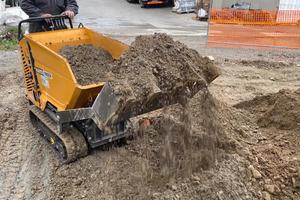 Motocarriola KATOIMER CARRY 107 con Benna Dentata