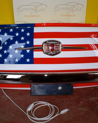 Musetto Fiat 500 bandiera Americana