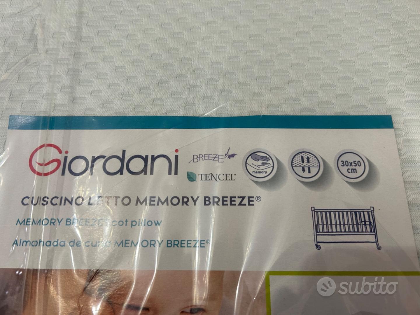 Cuscino in memory lettino - Tutto per i bambini In vendita a Monza e della  Brianza