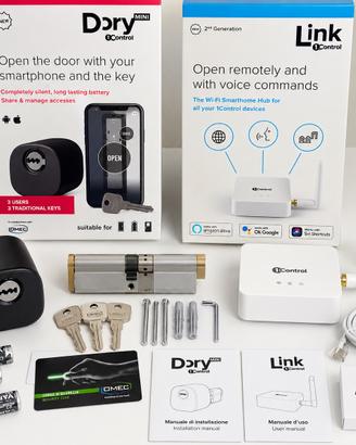 KIT SERRATURA SMART 1CONTROL DORY MINI + LINK