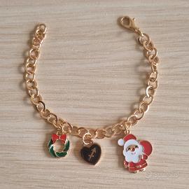 Bracciale artigianale natalizio segno zodiacale 